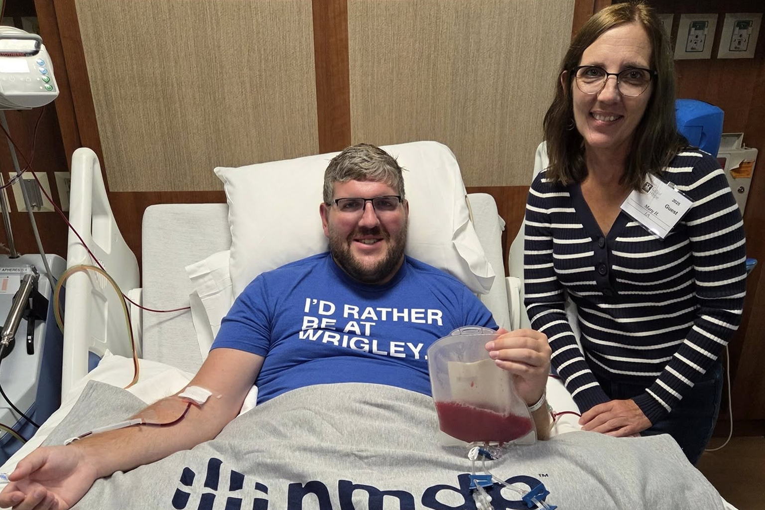 ONE-IN-A-MILLION: ATHLETIC TRAINER DEEMED MATCH FOR STEM CELL DONATION