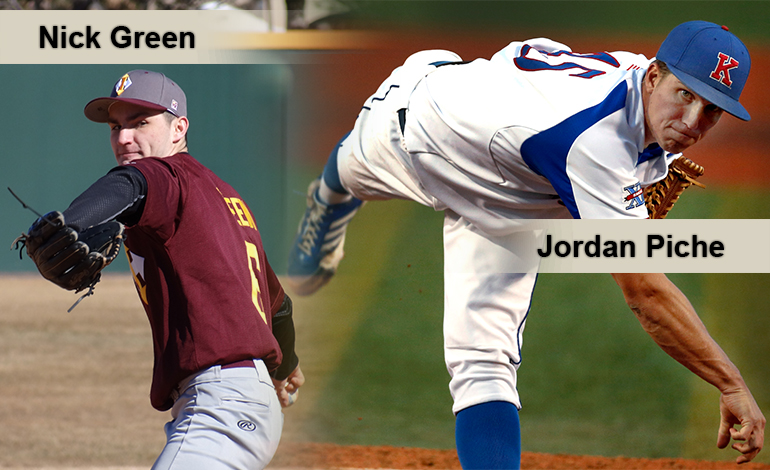 Green, Piche Chosen in MLB Draft