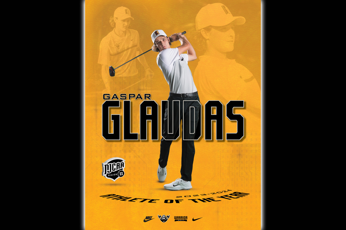 GLAUDAS NAMED ICCAC STUDENT-ATHLETE OF THE YEAR
