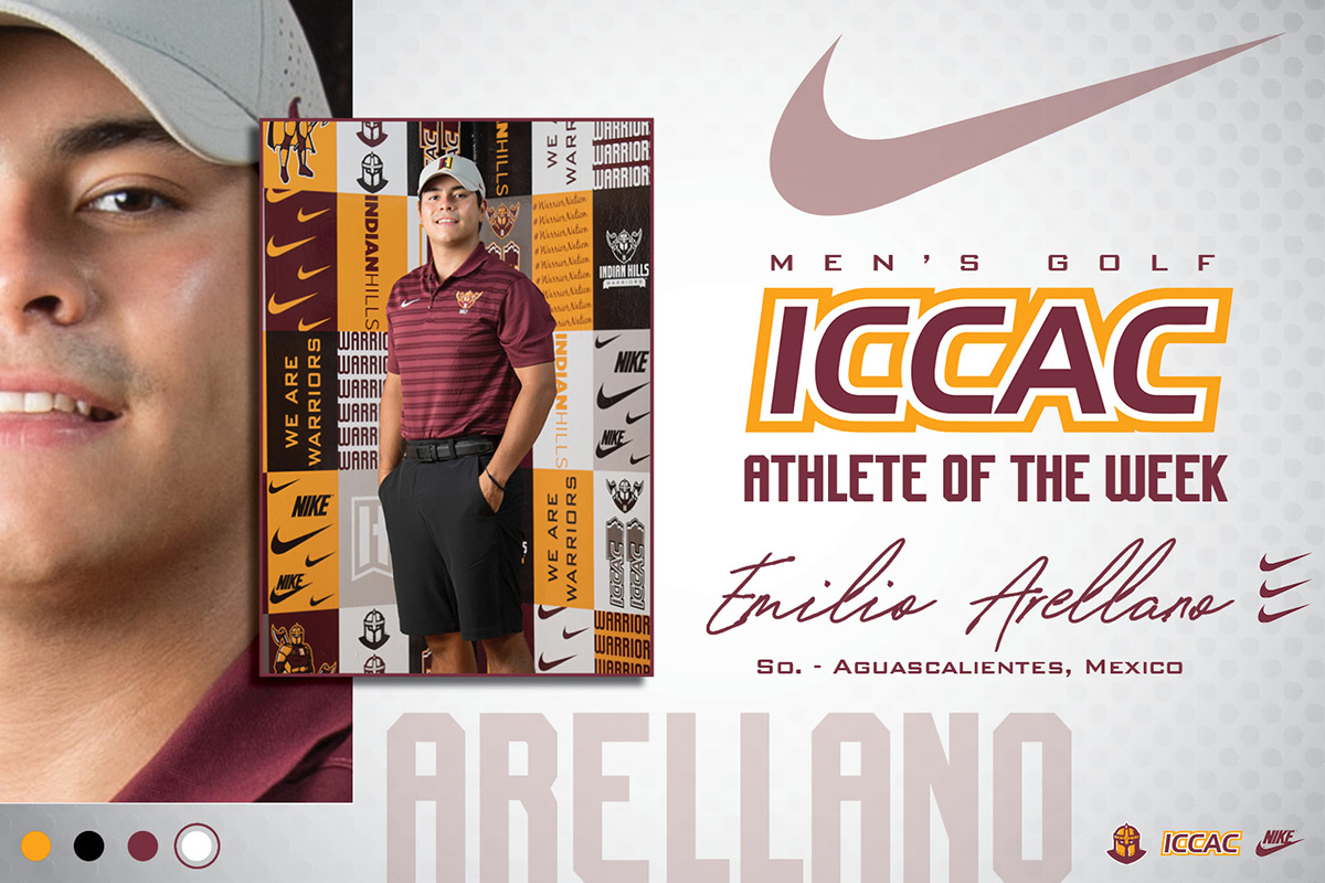 ARELLANO LAMAS NAMED ICCAC ATHLETE OF THE WEEK
