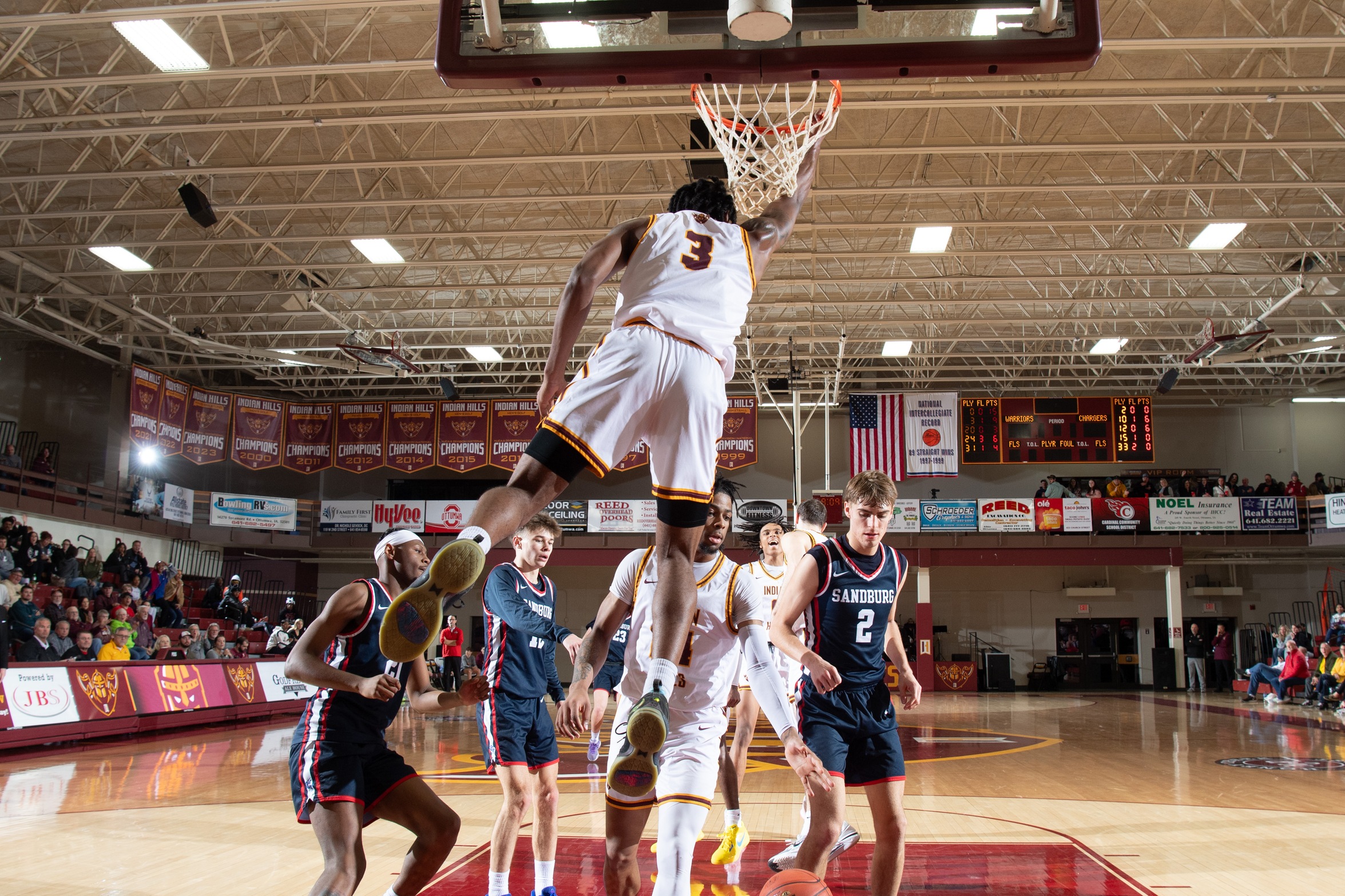 NO. 14 WARRIORS HANDLE CARL SANDBURG AT HOME