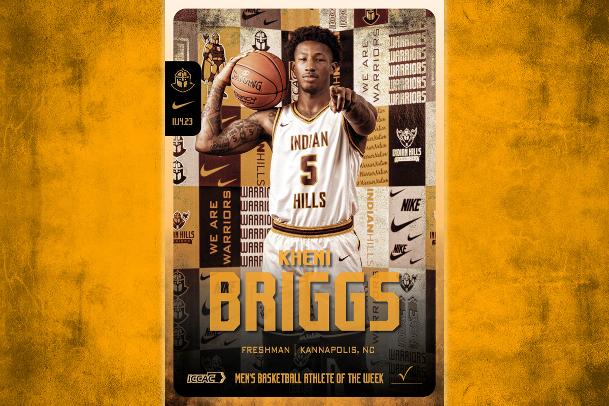 BRIGGS LANDS ICCAC ATHLETE OF THE WEEK