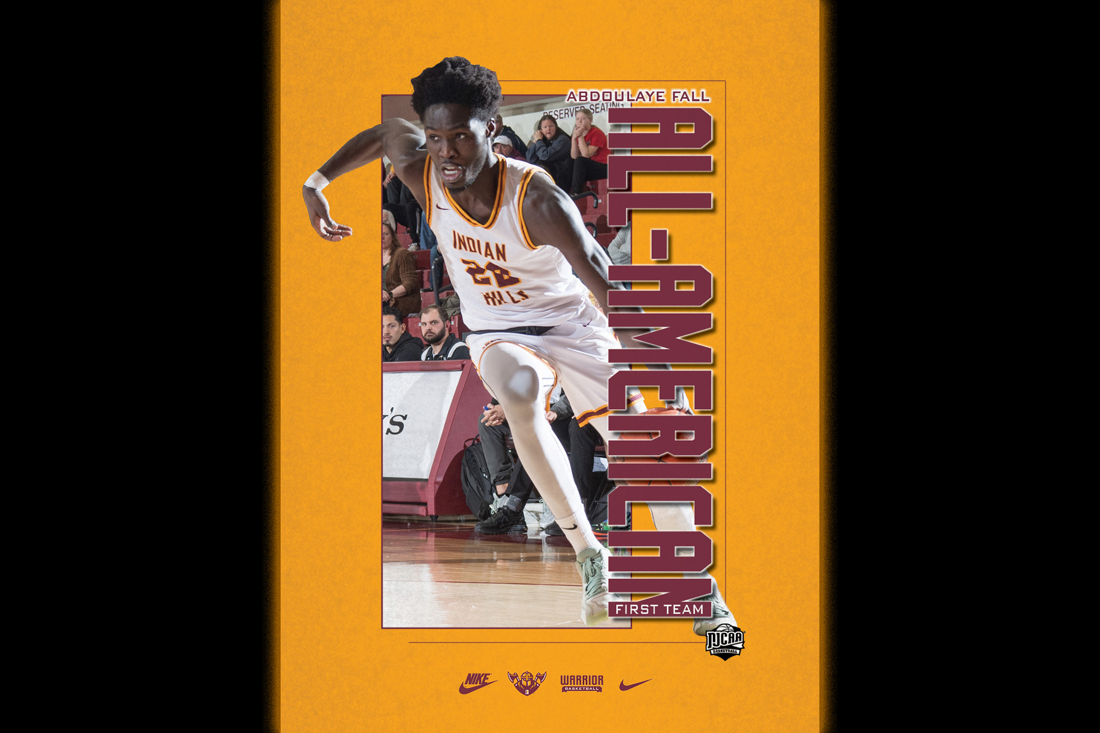 FALL NAMED FIRST-TEAM NJCAA ALL-AMERICAN