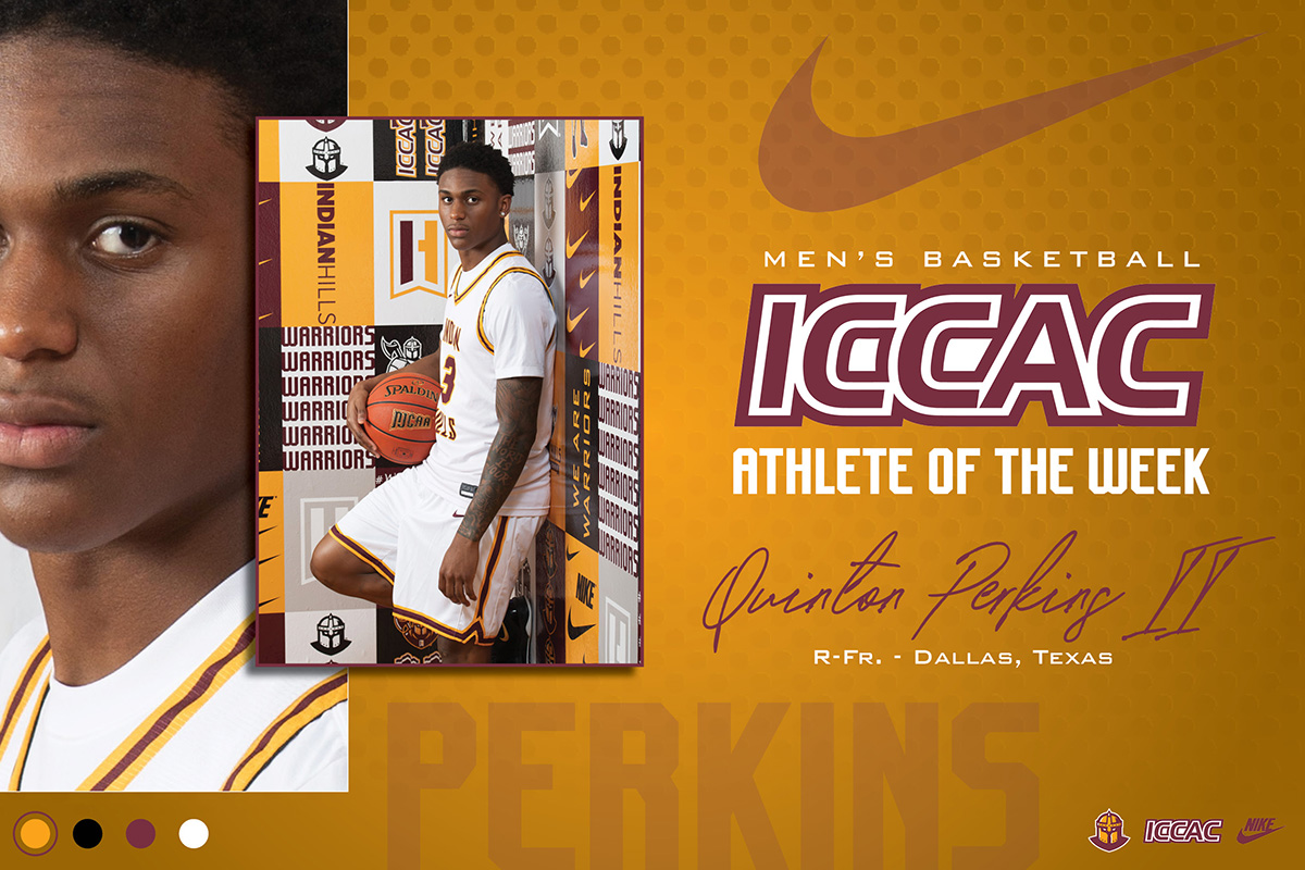 PERKINS NAMED ICCAC ATHLETE OF THE WEEK