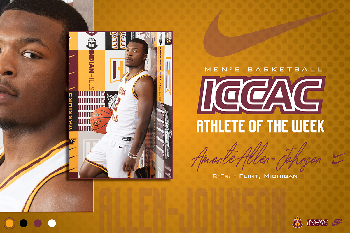 ALLEN-JOHNSON NAMED ICCAC ATHLETE OF THE WEEK