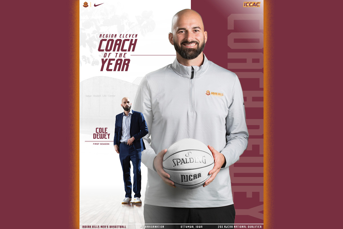 DEWEY NAMED ICCAC COACH OF THE YEAR