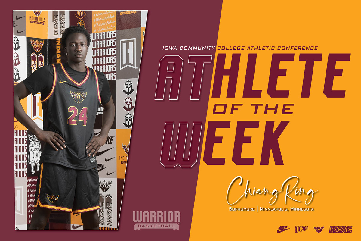 RING NAMED ICCAC ATHLETE OF THE WEEK