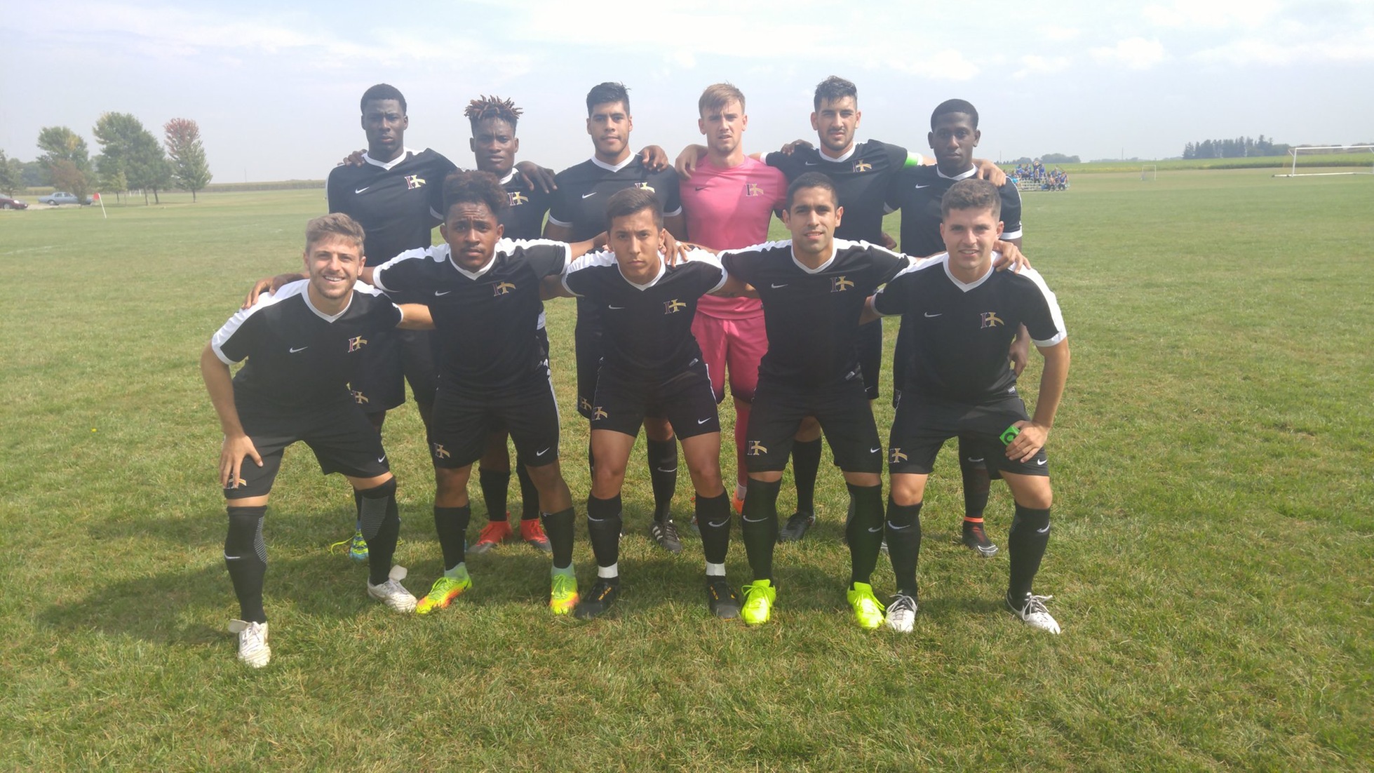 Men's Soccer Starting Line up