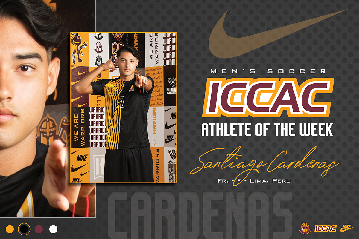 CARDENAS LANDS ICCAC ATHLETE OF THE WEEK HONORS