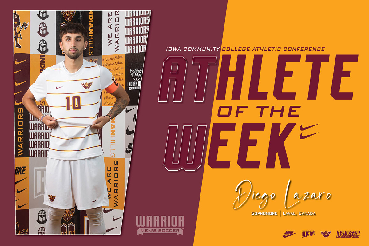 LAZARO LANDS THIRD-CAREER ICCAC WEEKLY HONOR