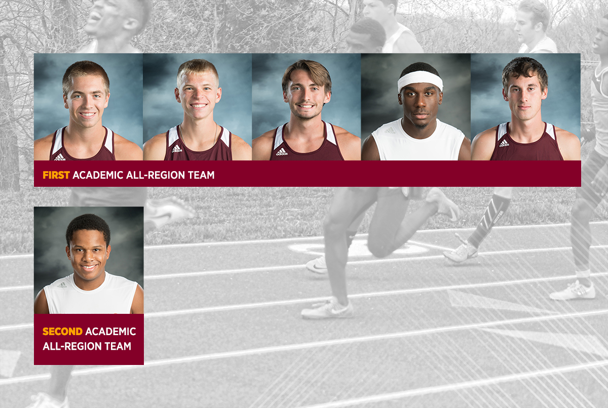 Men's Track & Field Academic All-Region Runners