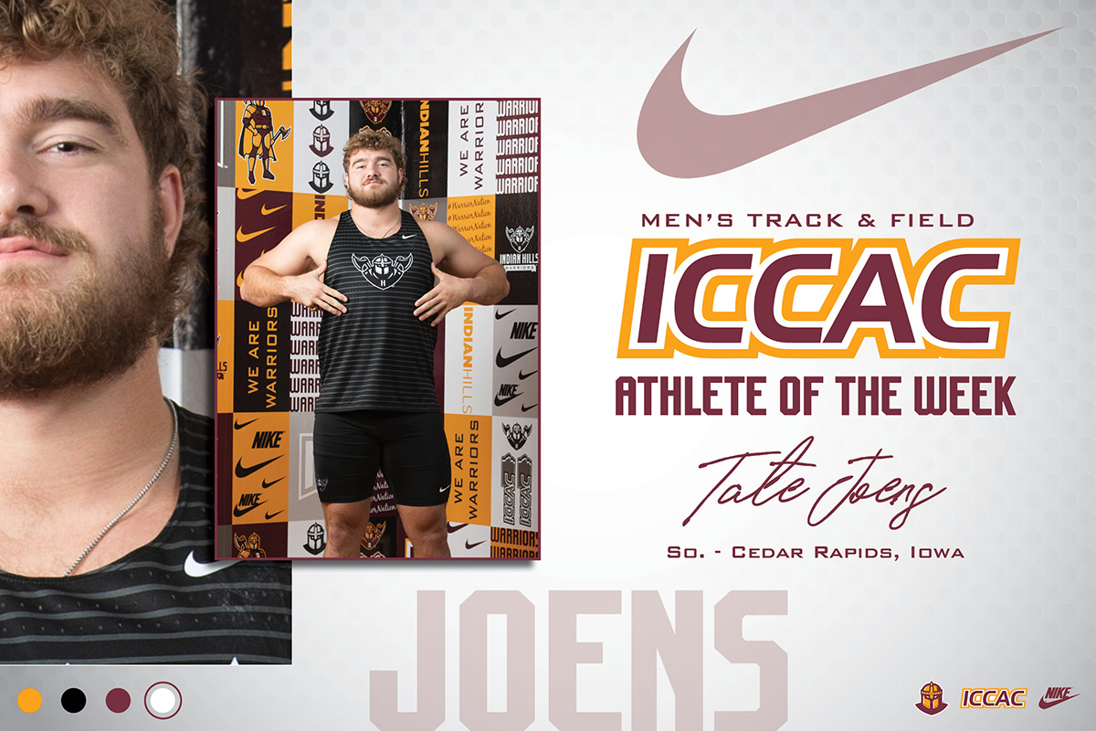 JOENS NAMED ICCAC FIELD ATHLETE OF THE WEEK