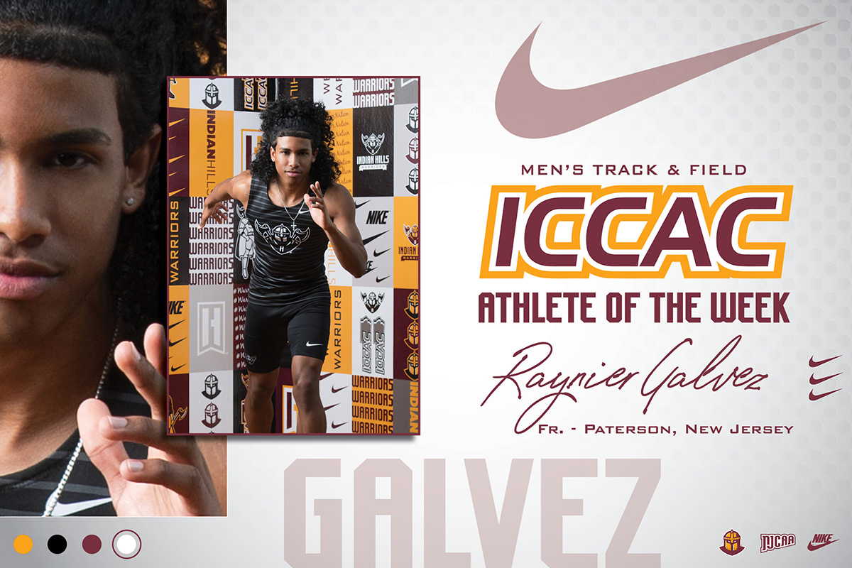 GALVEZ LANDS THIRD ICCAC ATHLETE OF THE WEEK HONOR