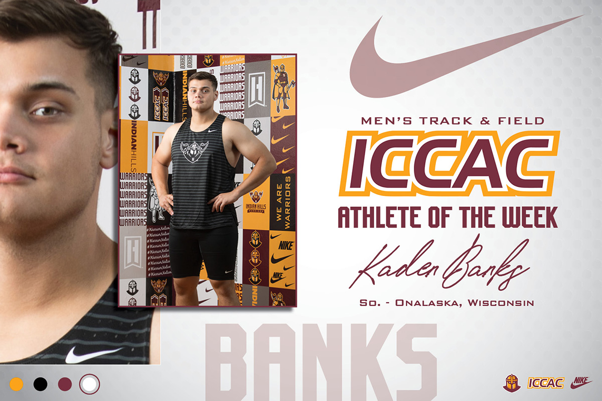 BANKS NAMED ICCAC ATHLETE OF THE WEEK