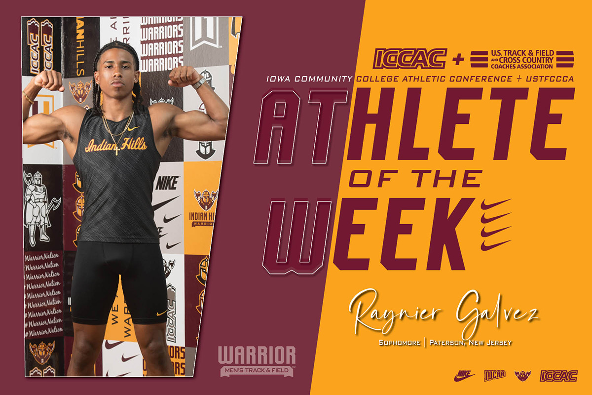 GALVEZ NAMED ICCAC ATHLETE OF THE WEEK