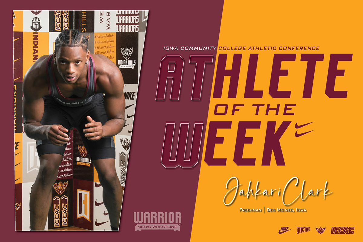 CLARK NAMED ICCAC WRESTLER OF THE WEEK