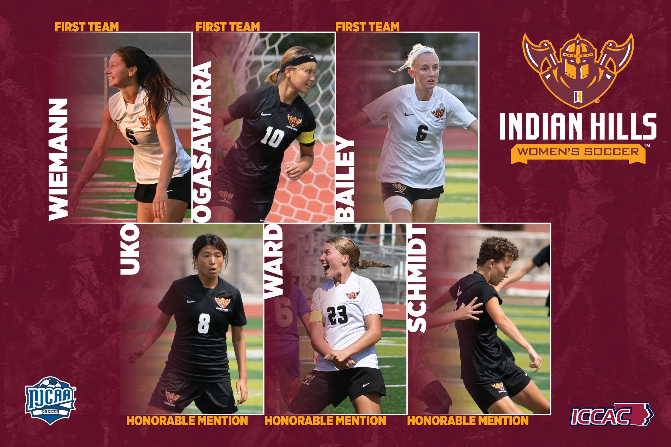 SIX WARRIORS EARN ALL-REGION HONORS