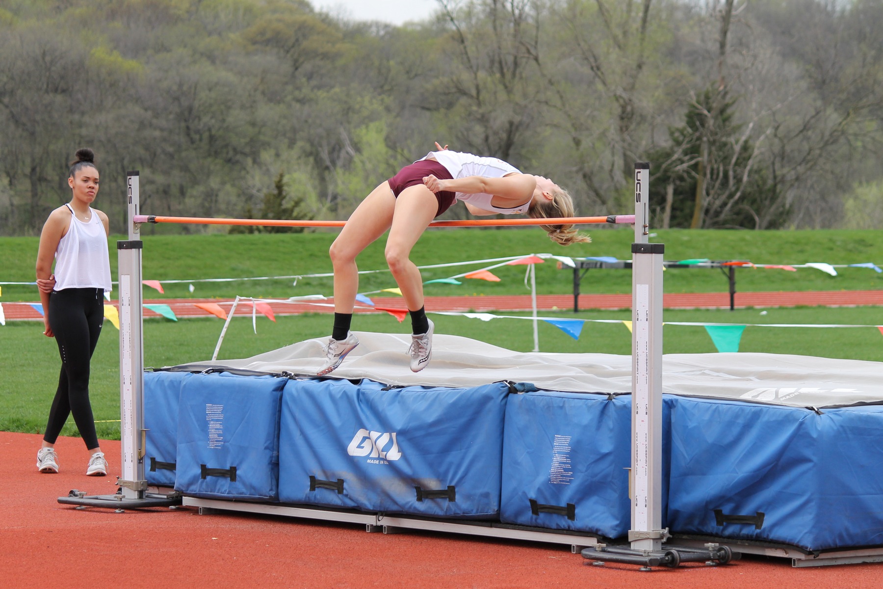 Shalandra Shilling was crowned Region XI champion in the high jump at the Region Championships.