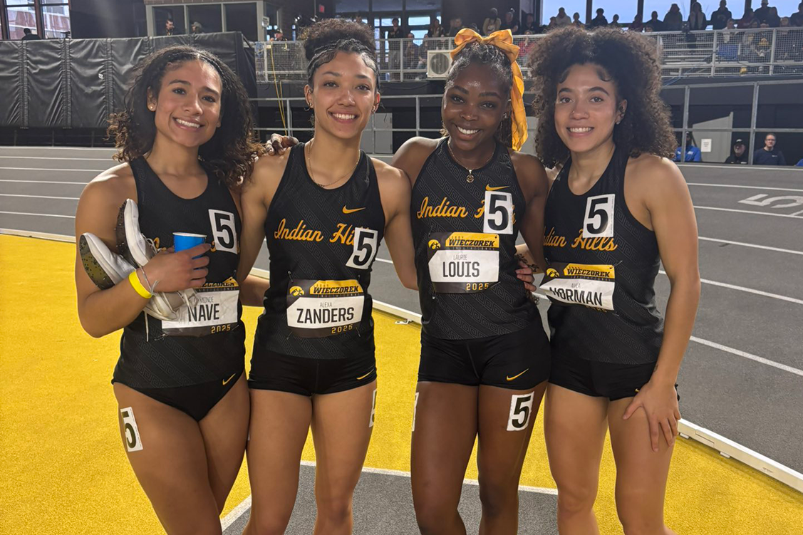 WARRIORS SET TOP MARKS IN AMES, IOWA CITY