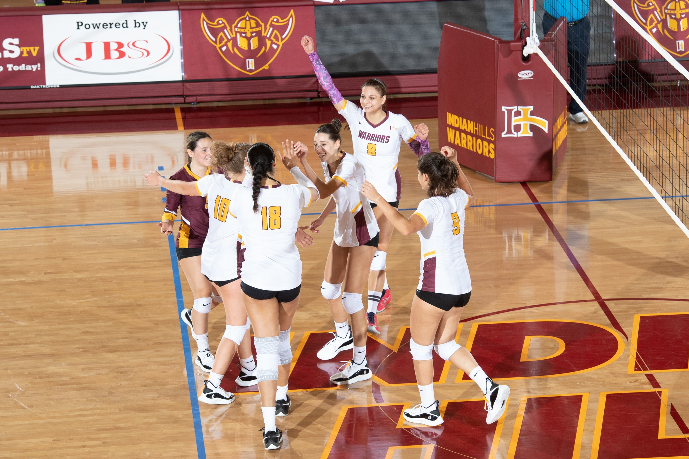 WARRIORS SWEEP THE DAY IN BURLINGTON