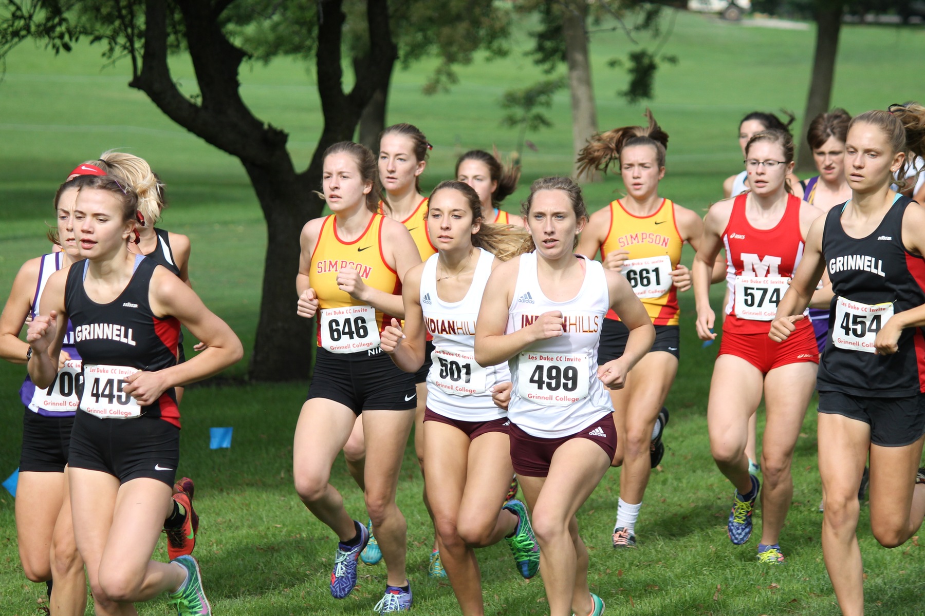 Warrior women place 12th at Les Duke Invite.