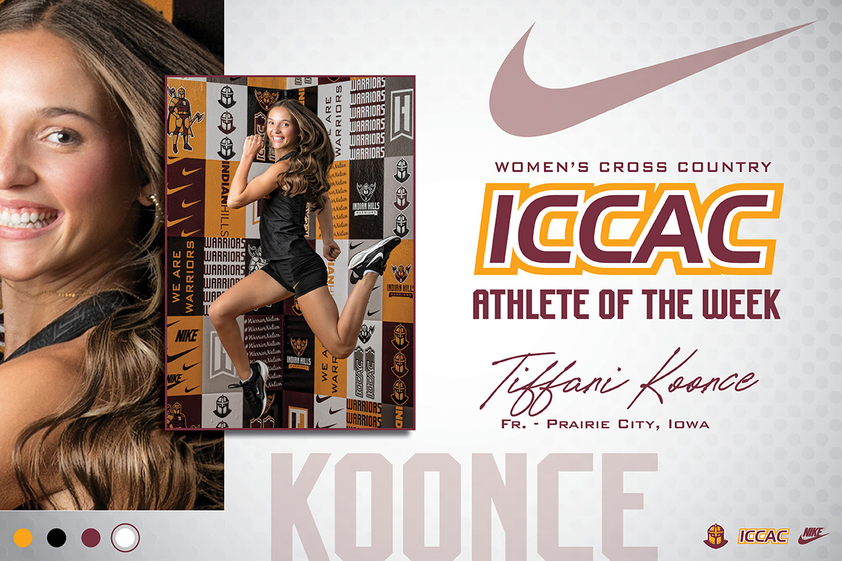 KOONCE LANDS ICCAC ATHLETE OF THE WEEK HONORS
